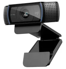 Веб-камера/ Logitech  Full HD 1080p  Pro Webcam C920, USB 2.0, 1920*1080, 15Mpix foto, автофокус, Mic, Black